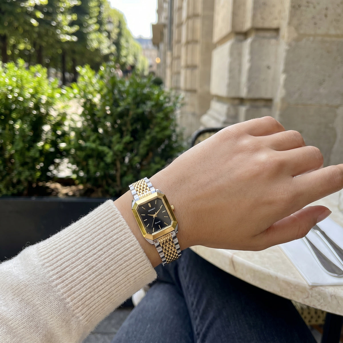Premium Two Tone Stainless Steel / Black