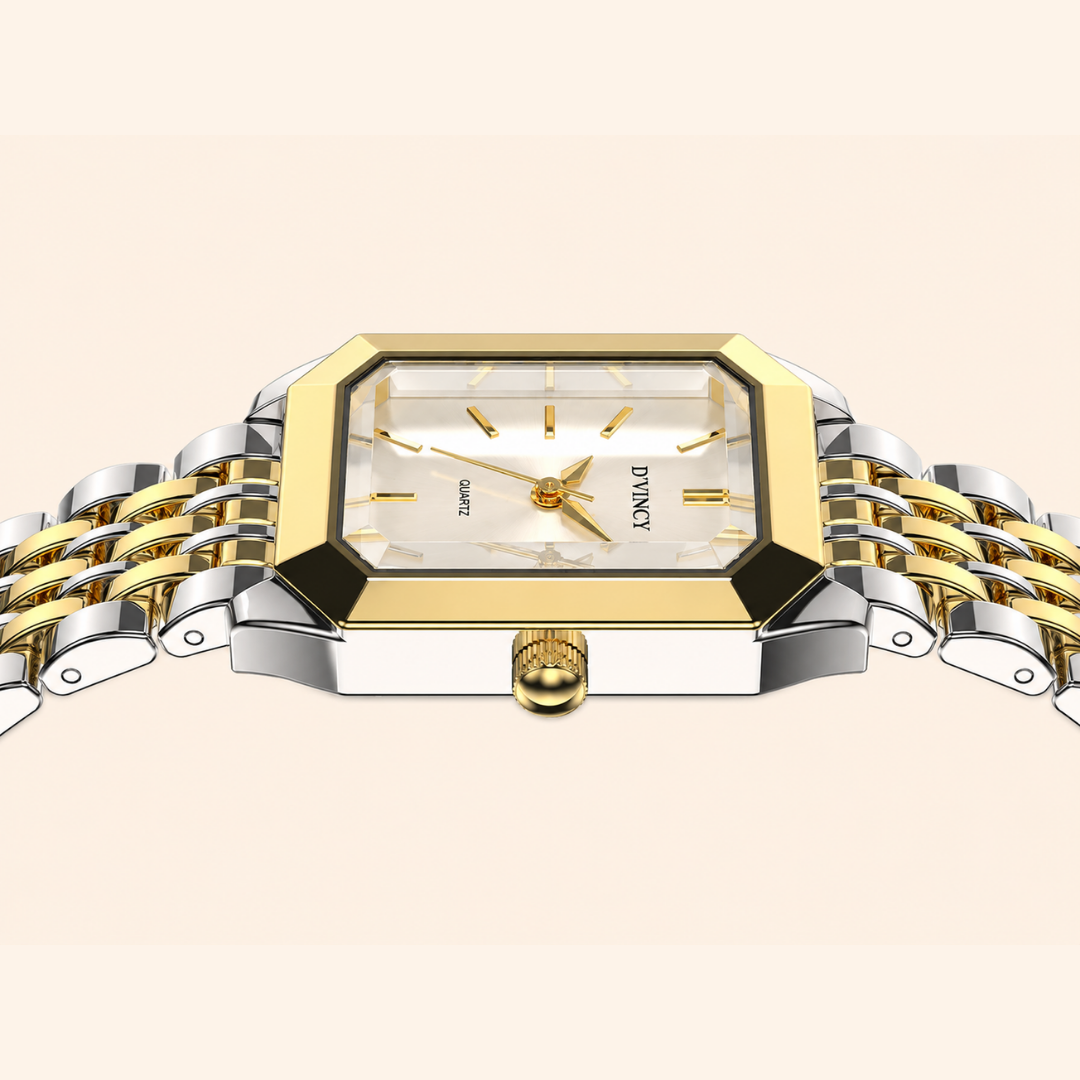 Premium Two Tone Stainless Steel / White