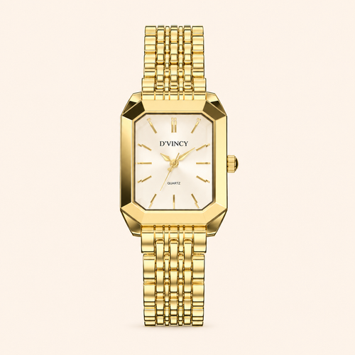Premium 14k Gold Stainless Steel / White