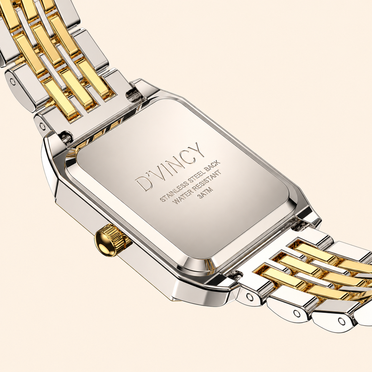 Premium Two Tone Stainless Steel / White