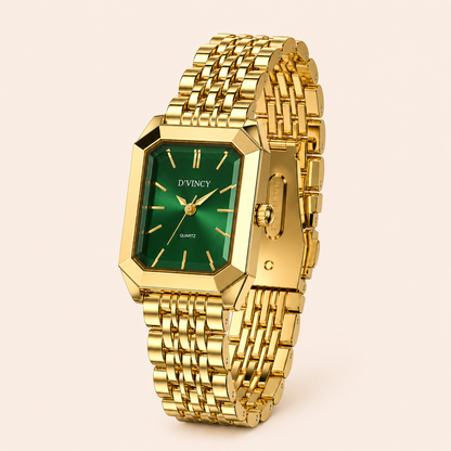 Premium 14k Gold Stainless Steel / Green