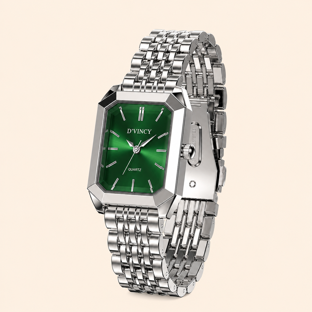 Premium Stainless Steel / Green