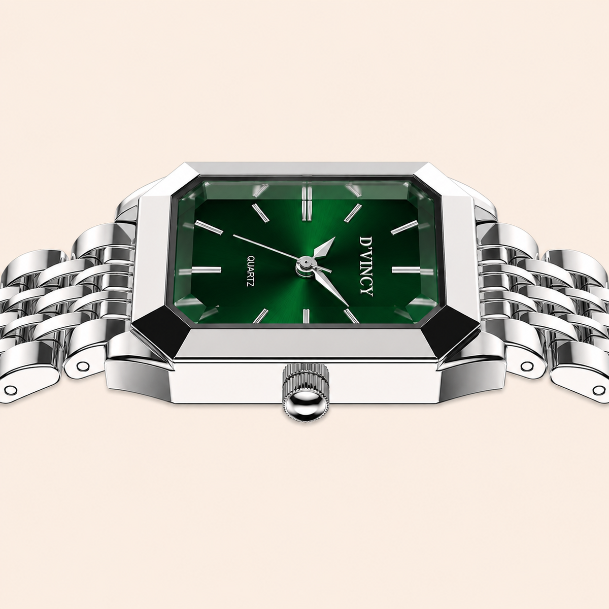 Premium Stainless Steel / Green