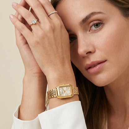Premium 14k Gold Stainless Steel / White