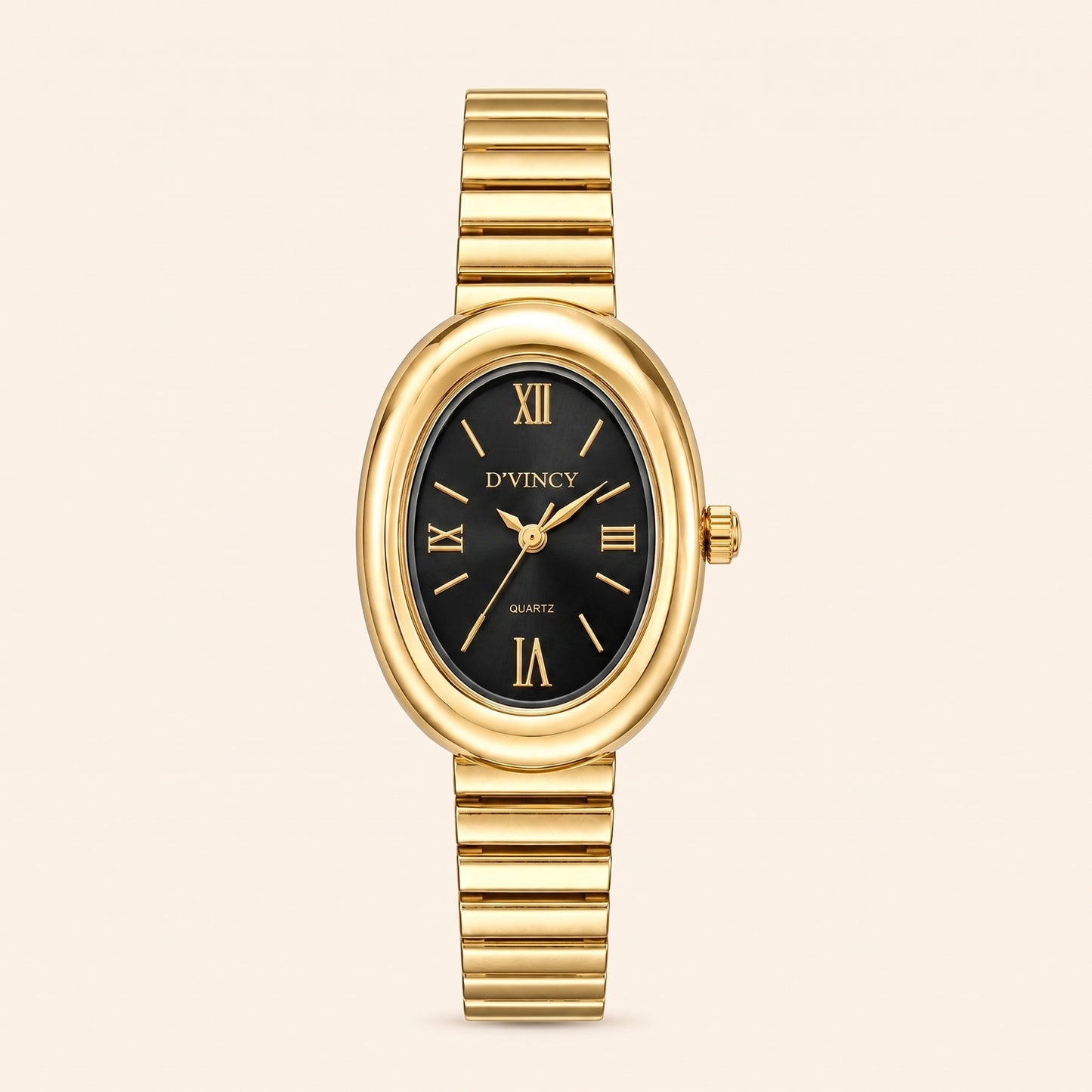 Premium 14k Gold Stainless Steel / Black