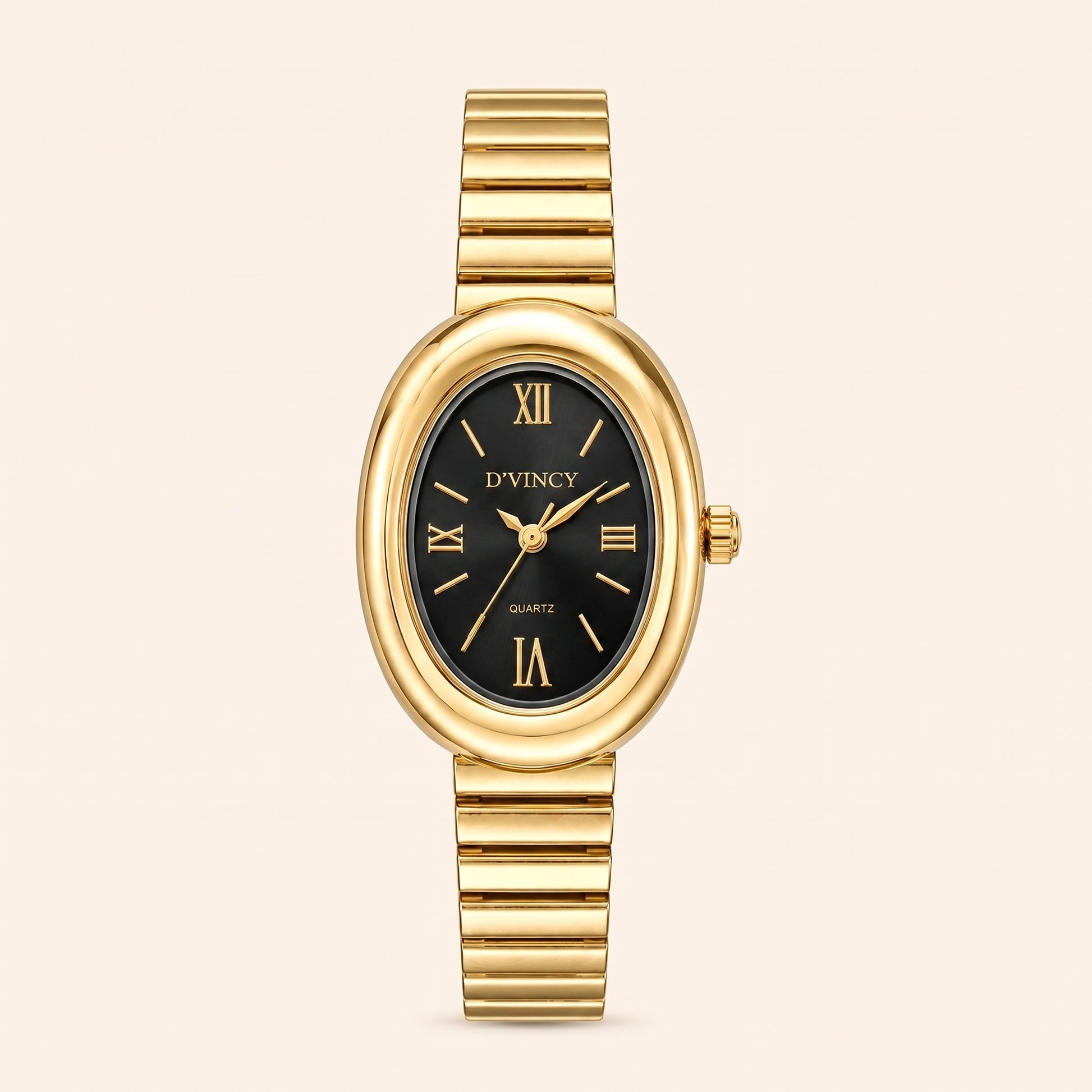 Premium 14k Gold Stainless Steel / Black