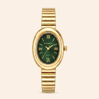 Premium 14k Gold Stainless Steel / Green