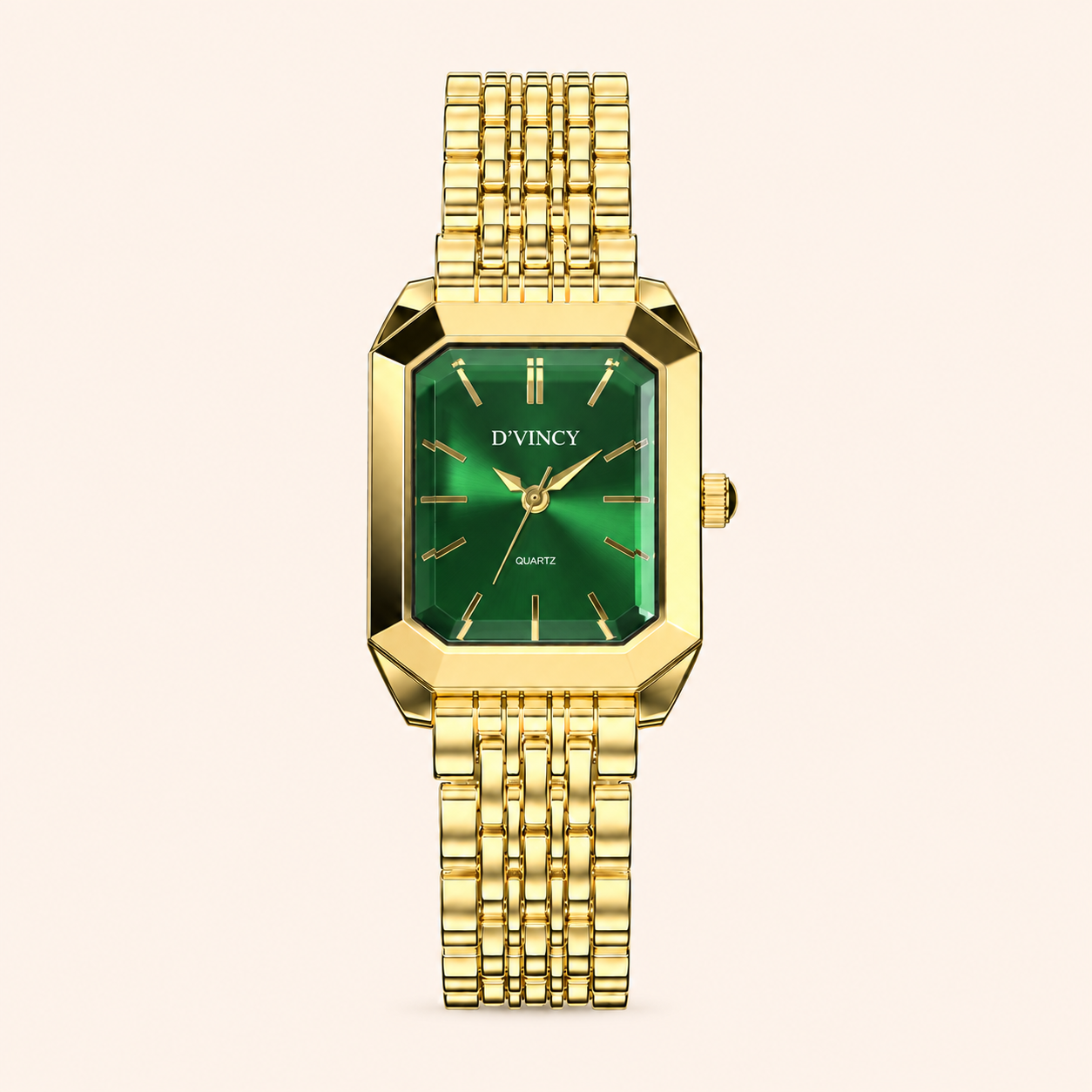 Premium 14k Gold Stainless Steel / Green