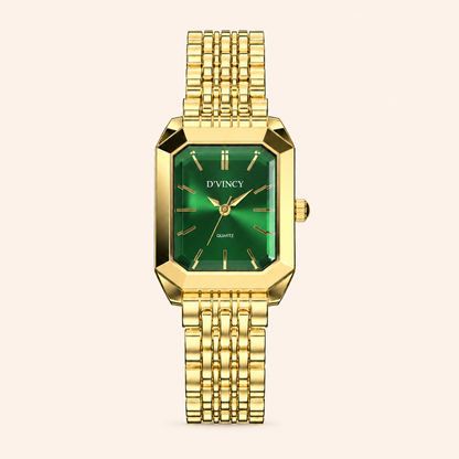 Premium 14k Gold Stainless Steel / Green